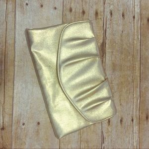 Gold party clutch